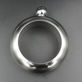 Fashion Creative 100ML Thickened Stainless Steel Bracelet Jug  3.5 Oz, Silver